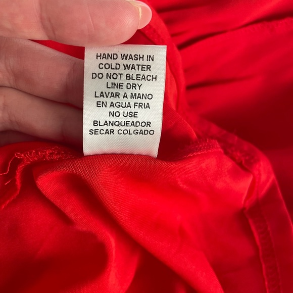 Entro Red Ruffle Dress - Picture 5 of 5